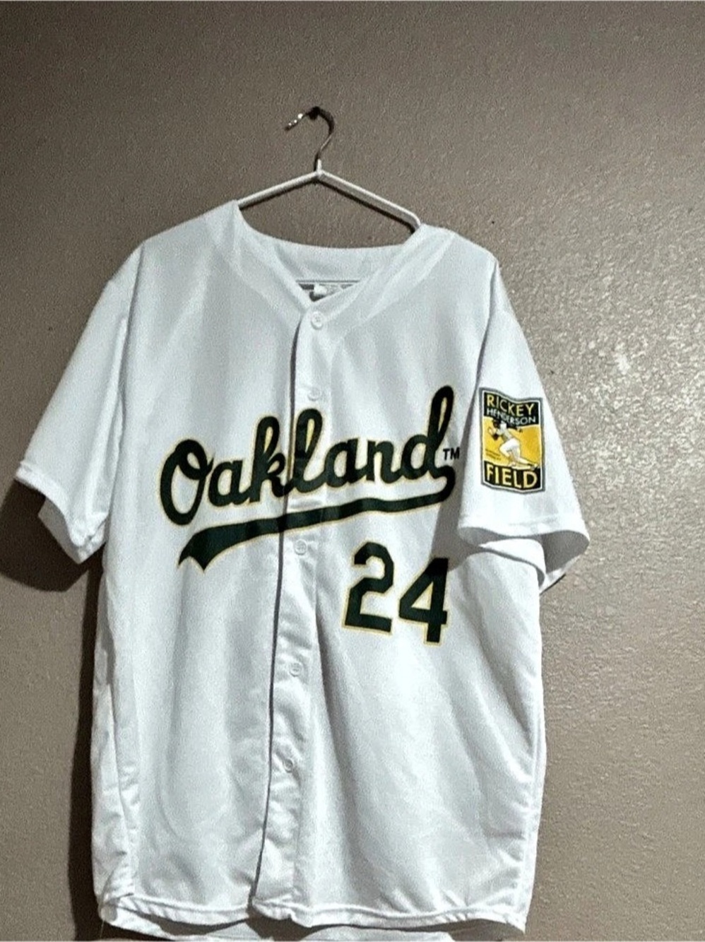 Match Up Henderson #24 Oakland jersey Oakland Henderson #24 Jersey XL Like New